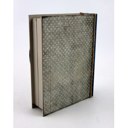 Drewniana książka dekoracyjna – vintage styl, schowek na drobiazgi