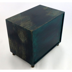 Artystyczna komoda z 4 szufladami – flamenco, zmysłowość i ornament