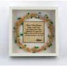 Ramka z kwiatami quilling podziękowanie dla Mamy Chrzestnej