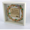 Ramka z kwiatami quilling podziękowanie dla Mamy Chrzestnej