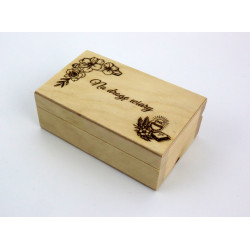 Mini pudełeczko komunijne z grawerem podziękowanie 10x6 cmx4cm