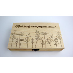 Drewniana szkatułka na pieniądze  alternatywa dla koperty różne okazje