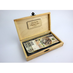 Drewniana szkatułka na pieniądze  alternatywa dla koperty różne okazje