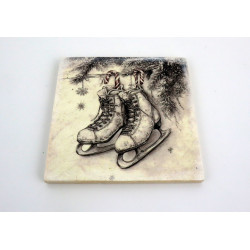 Świąteczna podkładka 9x9 cm pod kubek lub świeczkę różne wzory