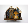 Premium wieszak na klucze Home Sweet Home – drewniane domki
