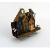 Premium wieszak na klucze Home Sweet Home – drewniane domki