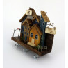 Premium wieszak na klucze Home Sweet Home – drewniane domki