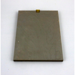 Obraz anioła z lawendą na desce – dekoracja handmade