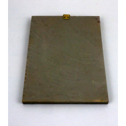 Obraz anioła z różą na desce – dekoracja ścienna handmade