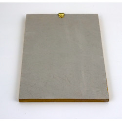 Obraz anioła z makami na desce – dekoracja ścienna handmade