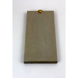 Obraz anioła z makami na drewnie 18x8 cm handmade