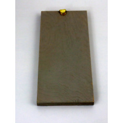 Wąski obraz anioła na drewnie handmade 18x8 cm