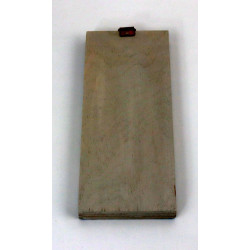 Anioł na drewnianej desce 14x6 cm dekoracja handmade