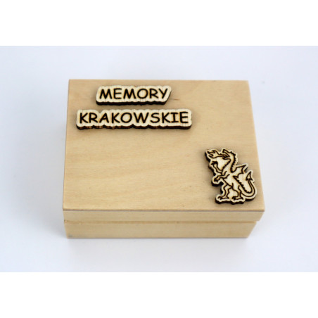 Gra memory krakowskie w drewnianym pudełku Montessori  Meta opis