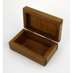 Mini skrzynka drewniana z końmi – pudełeczko na drobiazgi