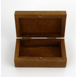 Mini skrzynka drewniana z końmi – pudełeczko na drobiazgi