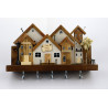 Wieszak na klucze premium Home Sweet Home 30 cm boho 5 haczyków