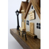 Wieszak na klucze premium Home Sweet Home 30 cm boho 5 haczyków