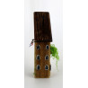 Drewniany domek dekoracyjny premium ze spadzistym dachem 13,5 cm