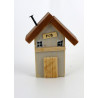 Drewniany domek dekoracyjny premium PUB z latarenką 10 cm