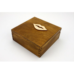 Zaproszenie drewniane pudełko dla druhny, świadka, wesele, ślub