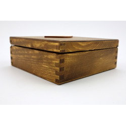 Zaproszenie drewniane pudełko dla druhny, świadka, wesele, ślub