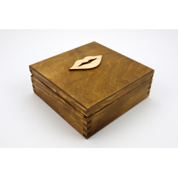 Zaproszenie drewniane pudełko dla druhny, świadka, wesele, ślub