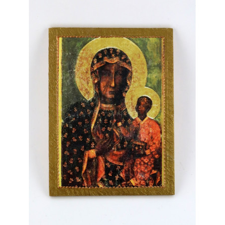 Obraz, ikona na desce. Matka Boska Częstochowska