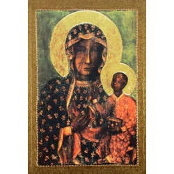 Skrzynka na dewocjonalia. Matka Boska Częstochowska