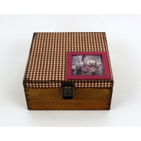 Pudełko na herbatę z misiem - świąteczny prezent dla każdego