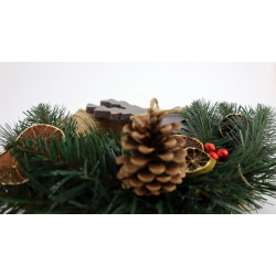 Świąteczna dekoracja na drzwi lub ścianę - Krakowska Drewutnia