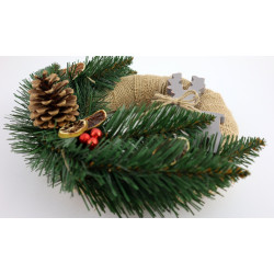 Świąteczna dekoracja na drzwi lub ścianę - Krakowska Drewutnia