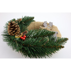 Świąteczna dekoracja na drzwi lub ścianę - Krakowska Drewutnia