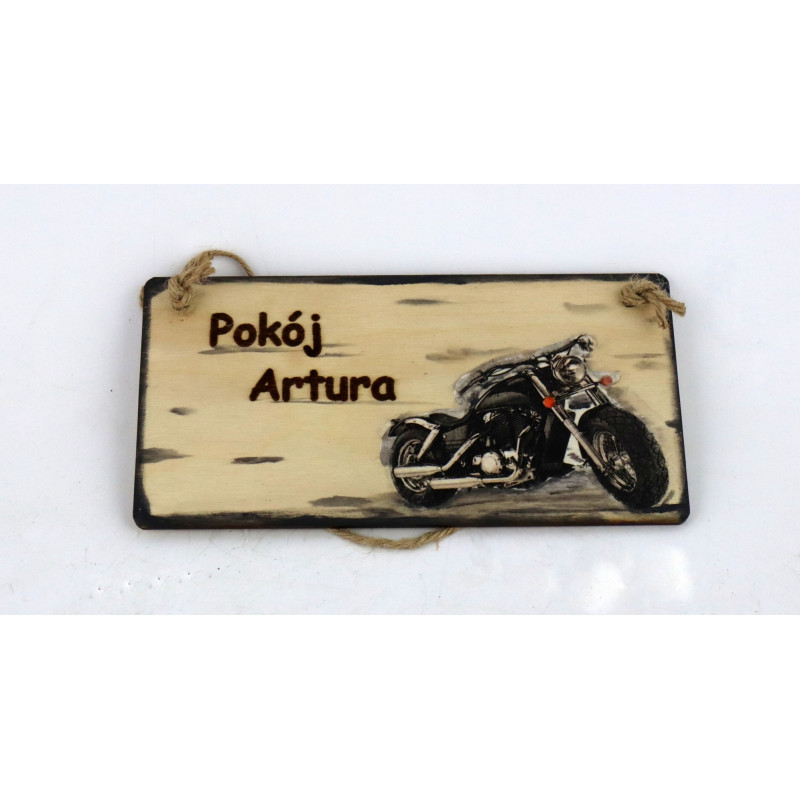 Tabliczka na drzwi - Motocykl. Idealny prezent dla fana!