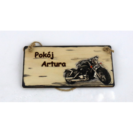 Tabliczka na drzwi - Motocykl. Idealny prezent dla fana!