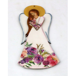 Drewniany jasny mały Anioł