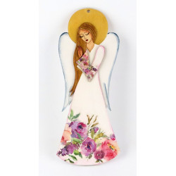 Drewniany jasny mały Anioł