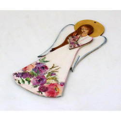 Drewniany jasny mały Anioł