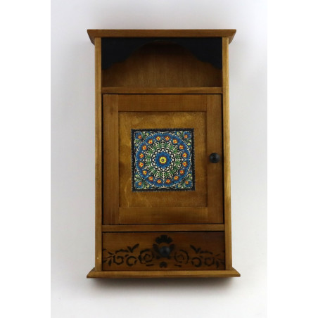 Szafka na klucze - Folklor! Drewno, zdobienia, haczyki. Zamów!