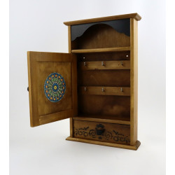 Szafka na klucze - Folklor! Drewno, zdobienia, haczyki. Zamów!