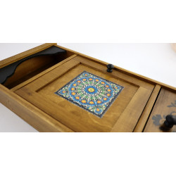 Szafka na klucze - Folklor! Drewno, zdobienia, haczyki. Zamów!