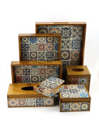 Jasny dąb z Azulejos kolorowym