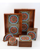 Czereśnia antyczna z wzorem folk