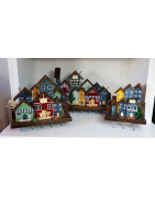 Skandynawskie drewniane miasteczka – minimalistyczne dekoracje